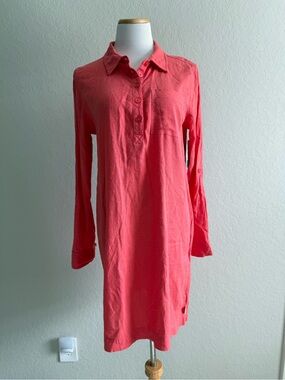 Magellan Euro Summer Linen Shirt Dress